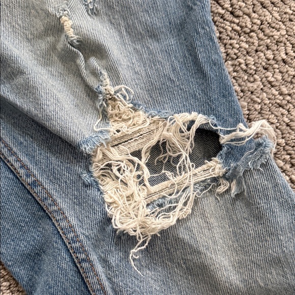 Abercrombie Distressed Blue Jeans - Picture 4 of 5